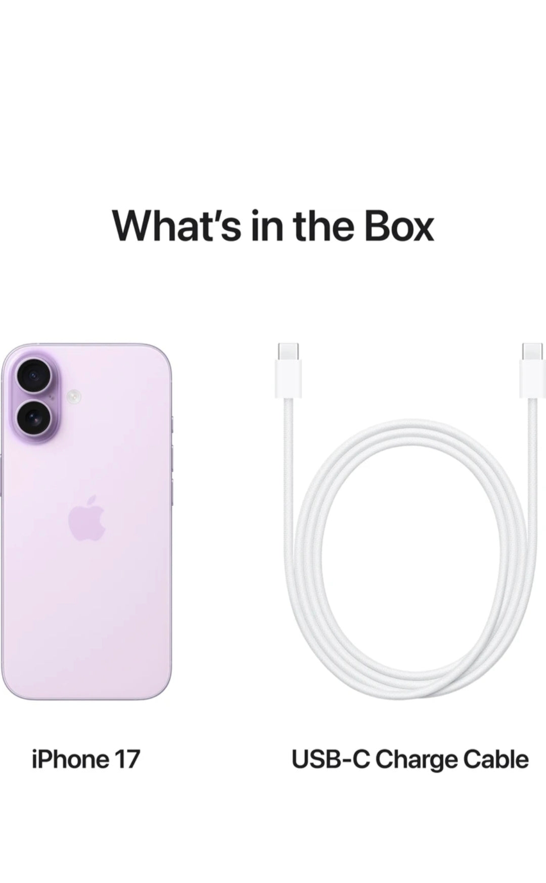 iPhone 17 (Lavender, 512 GB)